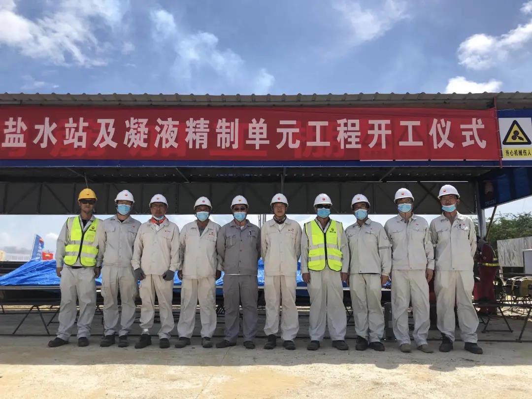 寰球公司广东石化项目又两个主项同时开工建设