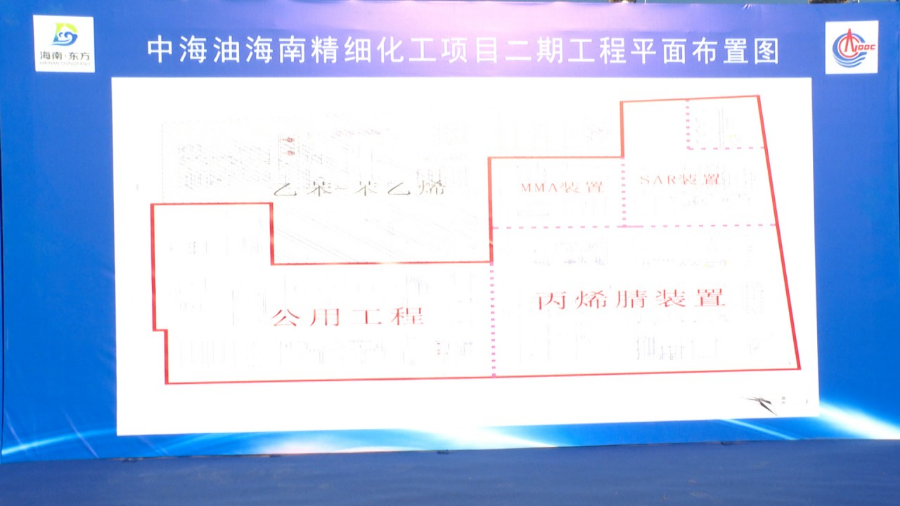 中海化学丙烯腈/MMA项目全面施工开建