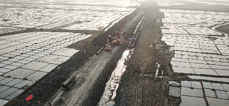 捷报！孟加拉单点系泊项目南部线路主体管道焊接完成