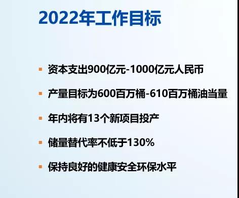 中海油今年计划投资近千亿元、投产13个新项目