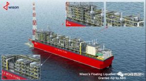 惠生海工350万吨标准型FLNG获ABS原则性认可