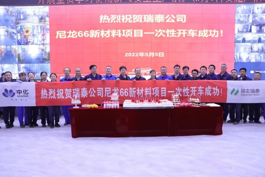 中国中化尼龙66新材料项目装置一次开车成功
