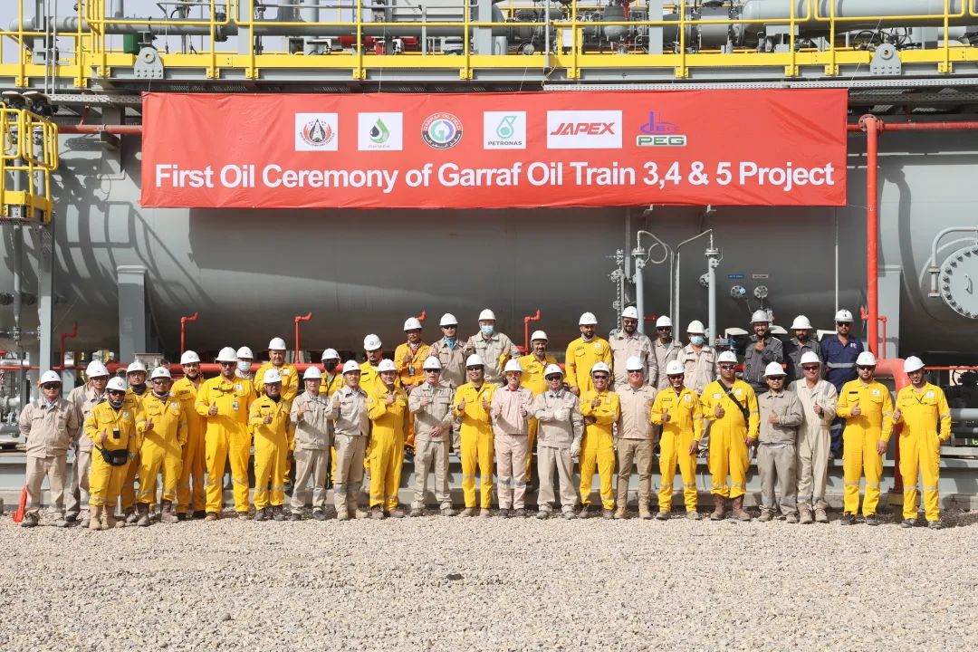 伊拉克格拉芙油田345原油处理列项目首油成功