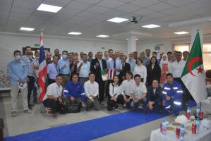 中油工程建设阿尔及利亚HBR项目举行首油投产庆典