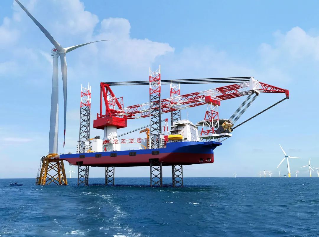 振华重工与海建新能源签订1600吨自升式风电平台EPC合同