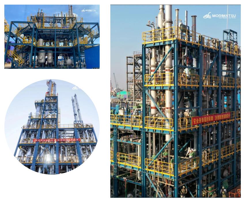 森松重工 | 全球首套醋酸甲醛法制丙烯酸中试装置项目开车成功
