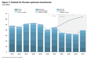 今年俄罗斯上游投资同比可能会下降逾20%
