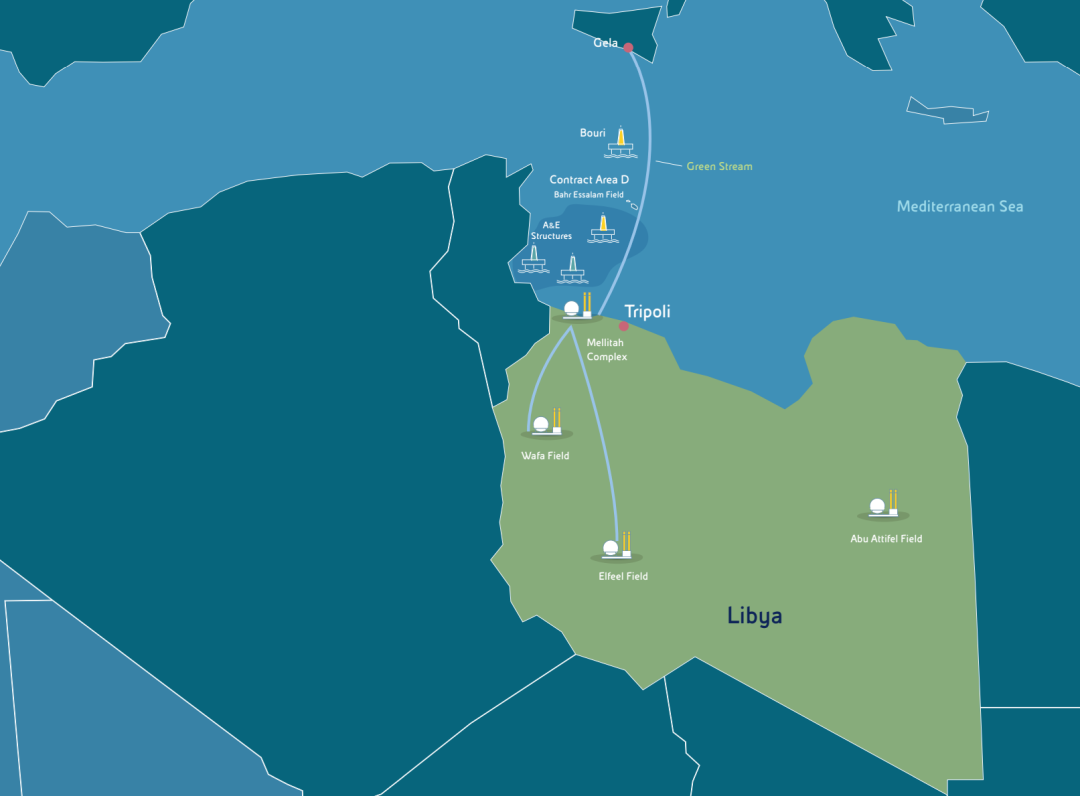 80亿美元！意大利石油公司ENI启动利比亚大型天然气项目