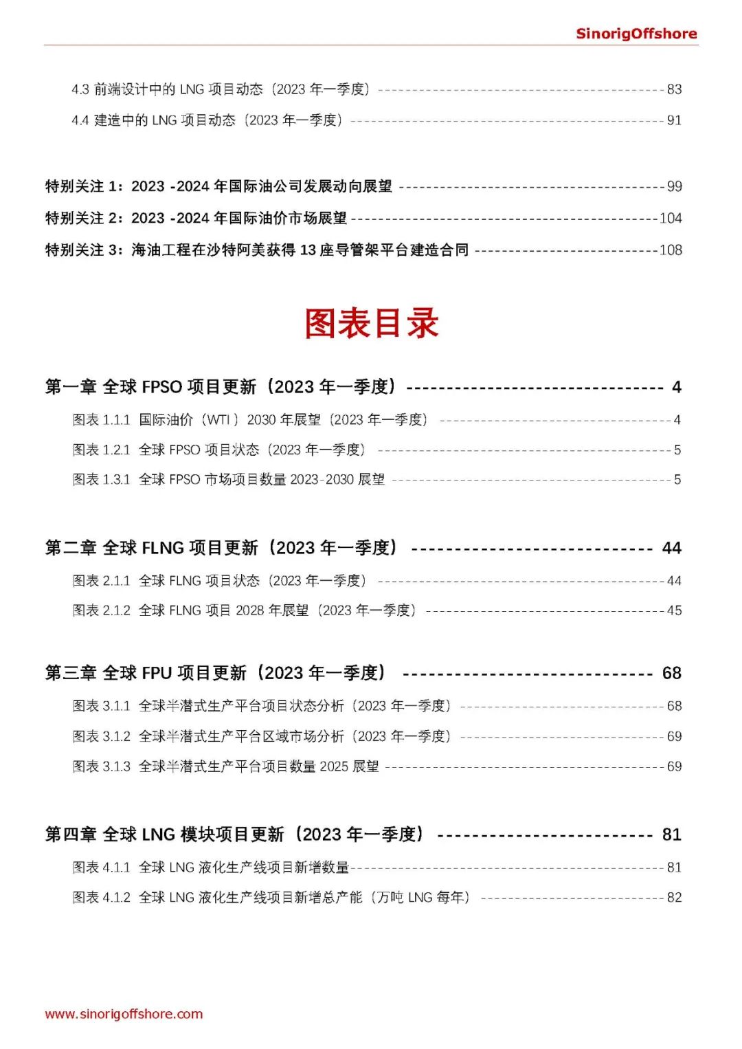 2023年一季度《全球油气海工项目进展更新》正式发布！