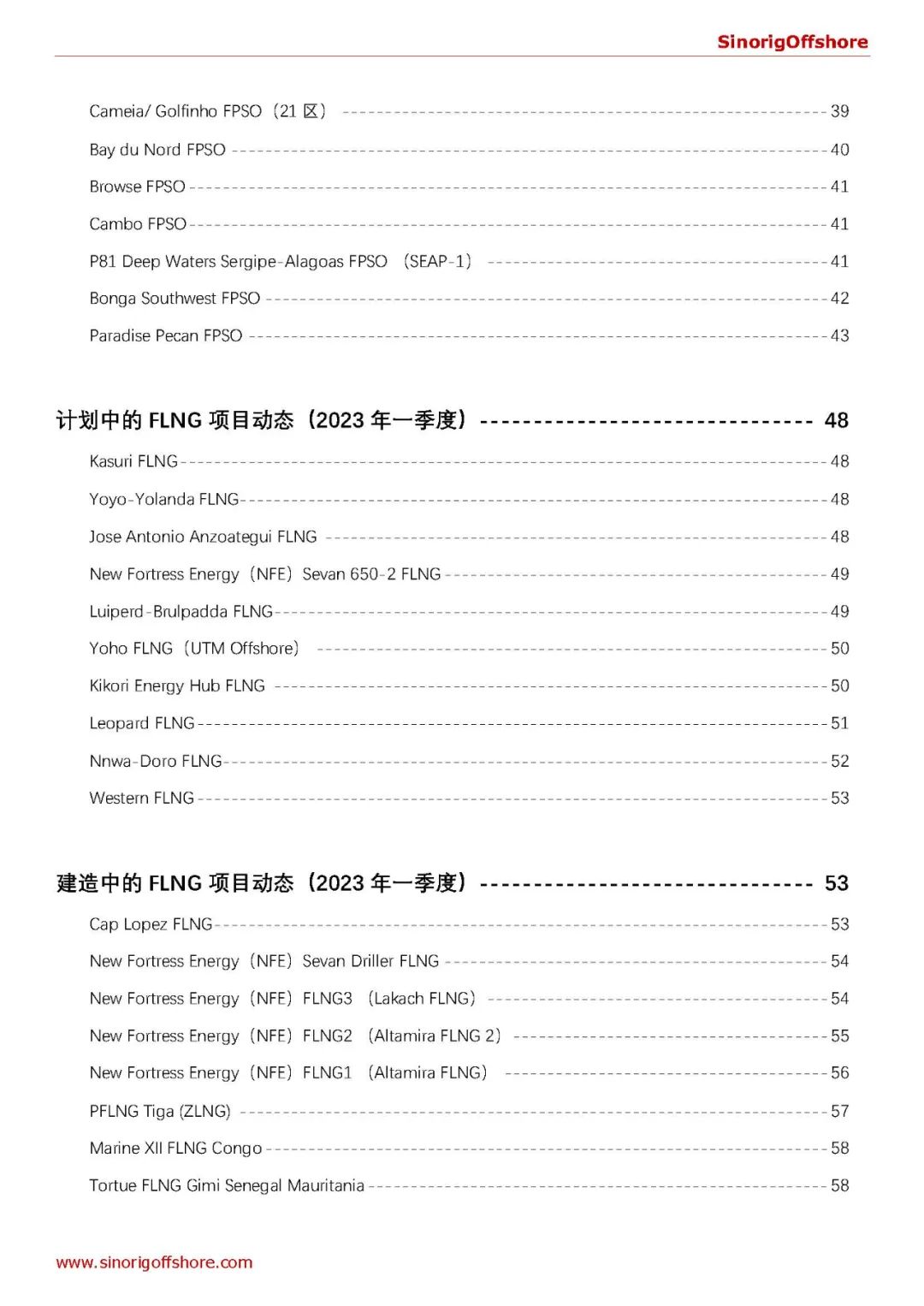 2023年一季度《全球油气海工项目进展更新》正式发布！