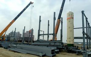 北京石油化工工程有限公司孟加拉甲醛项目加速设备安装工作