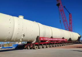 新型煤化工装备应用新能源耦合项目 兰石重装承制千吨级大型设备列装起航