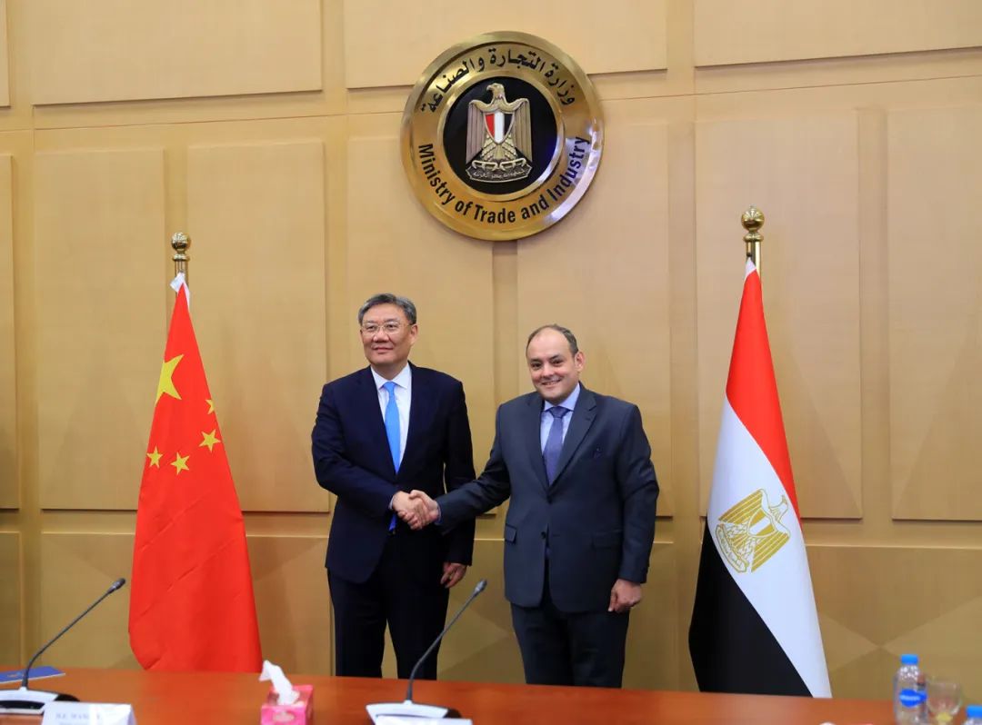 王文涛同埃及贸易与工业部部长举行会谈