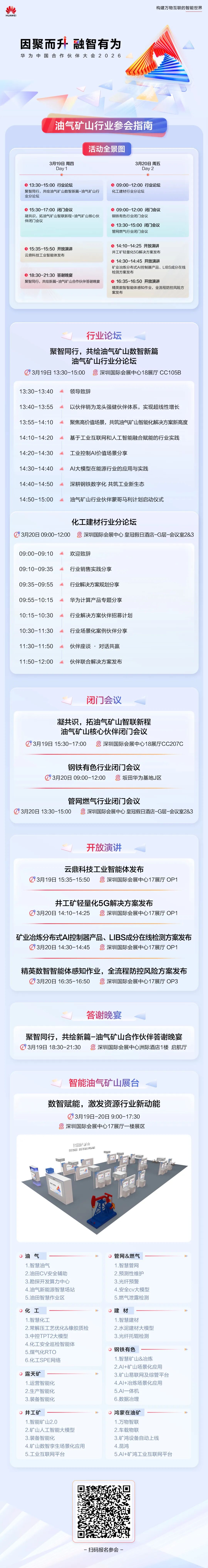 华为中国合作伙伴大会2026 | 油气矿山行业参会指南来了