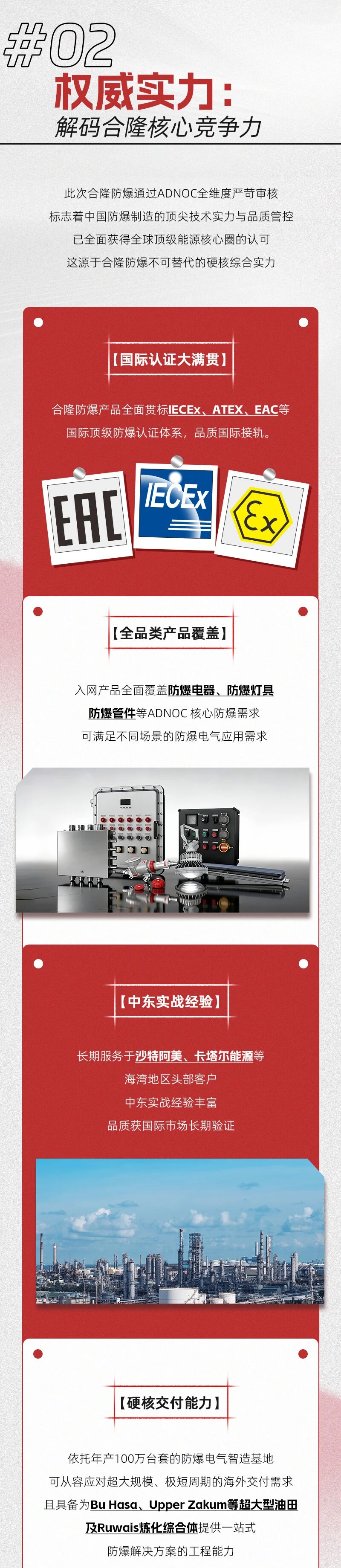 战略里程碑！合隆防爆正式跻身ADNOC供应商，全面进驻全球顶级能源供应链