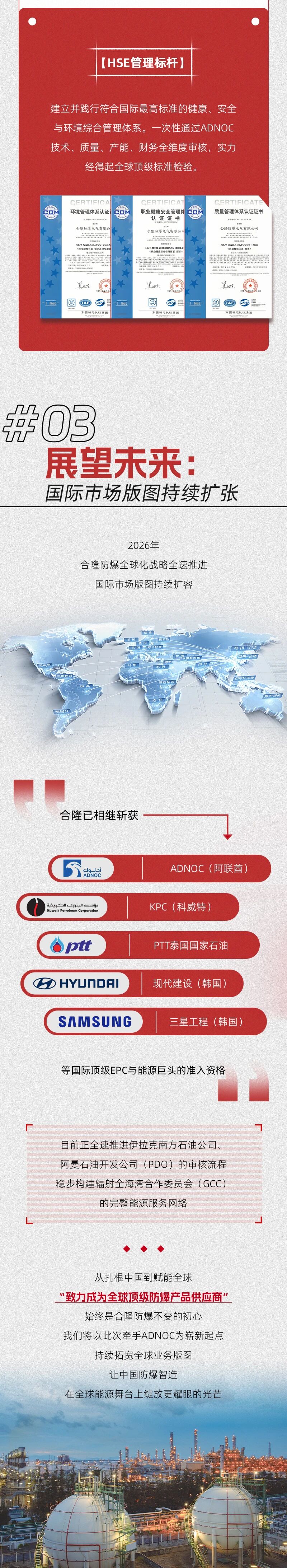 战略里程碑！合隆防爆正式跻身ADNOC供应商，全面进驻全球顶级能源供应链